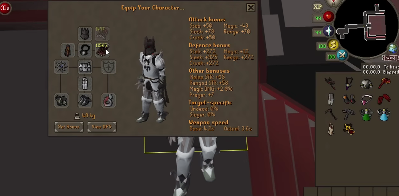 ZCB + Dharok's Maga King setup